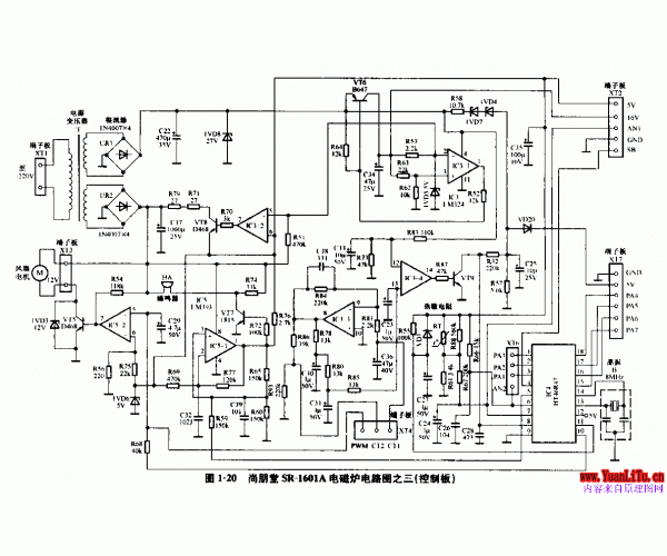 ������SR-1601A���¯���ư��·ͼ